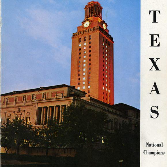 Front Cover of the 1963 Texas Longhorn National Championship book