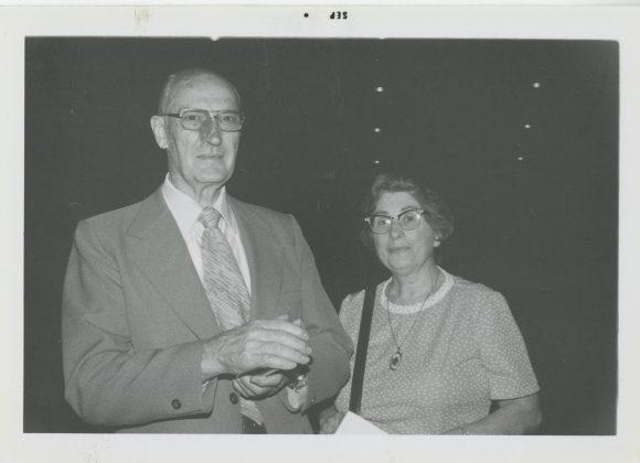 IronMan magazine founder Peary Rader and his wife Mabel, from the Peary and Mabel Rader Collection.