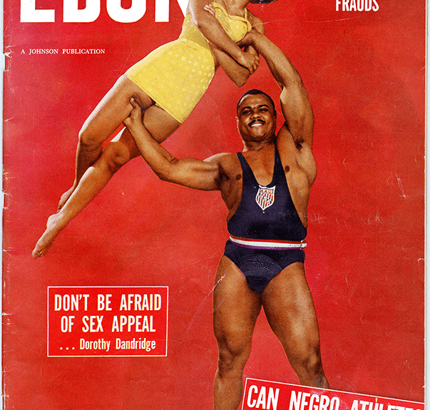 John Davis on the cover of Ebony Magazine, May 1952