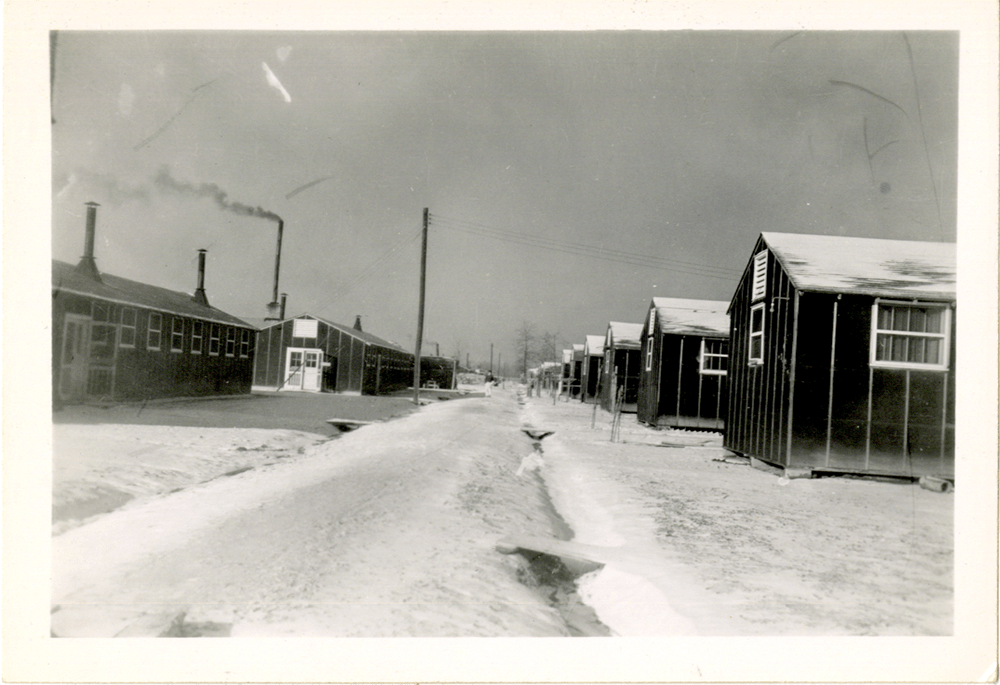 A snapshot of the Tule Lake Relocation Center at Newell, California, during World War II.