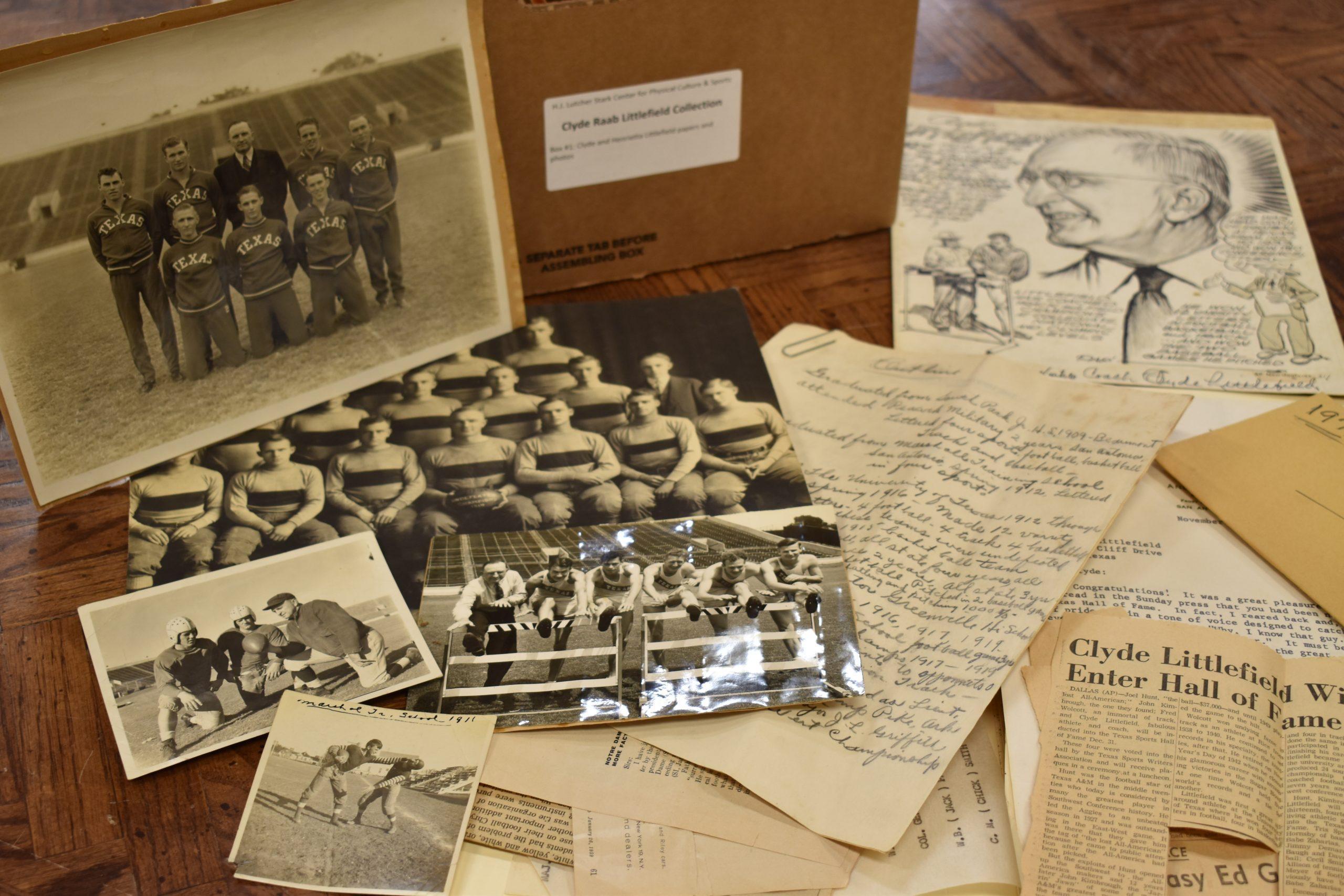 Papers and photos from Clyde Littlefield's collection
