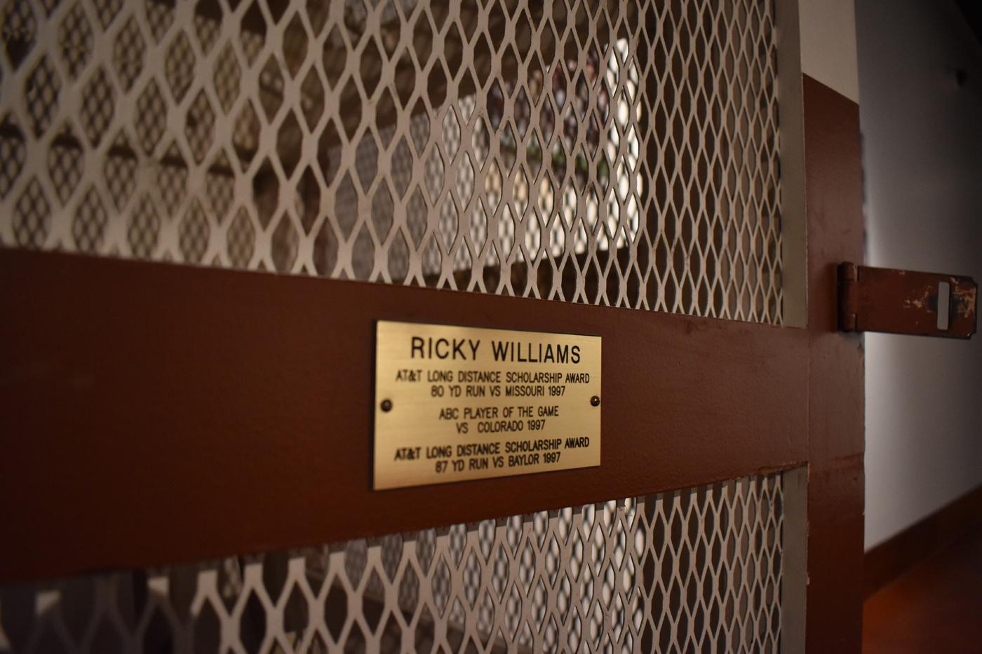 Ricky Williams' Locker