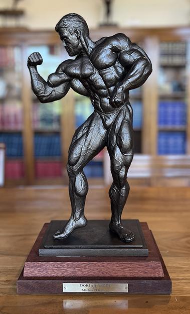 Sculpture of Dorian Yates by Michael Deming