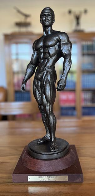 Sculpture of Serge Nubret by Michael Deming