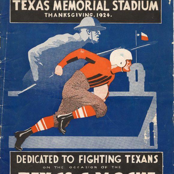 1924 Dedication Program Texas Memorial Stadium Texas – A & M Game