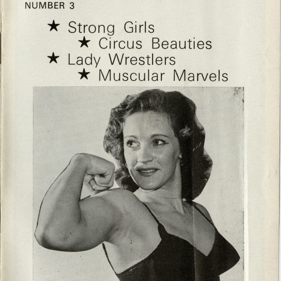 Cover of Strength & Beauty No. # with a woman in a single bicep pose