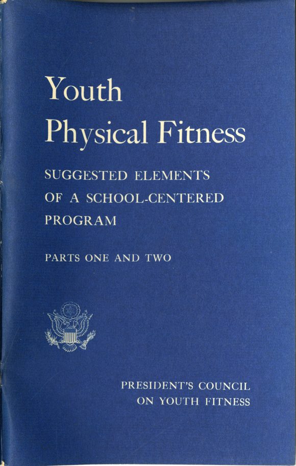Blue Cover with Youth Physical Fitness written
