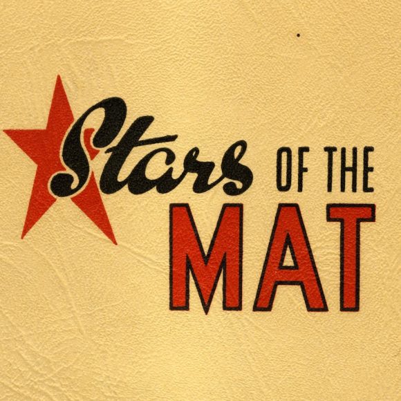 Cover of the booklet Stars of the Mat "one shilling"