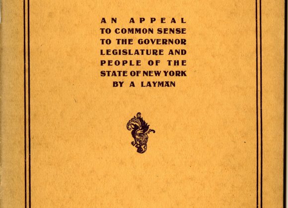 Case_Against_Compulsory_Vaccination_001 The cover of The Case Against Compulsory Vaccination, an appeal to the common sense to the governor legislature and people of the state of New York by a layman.