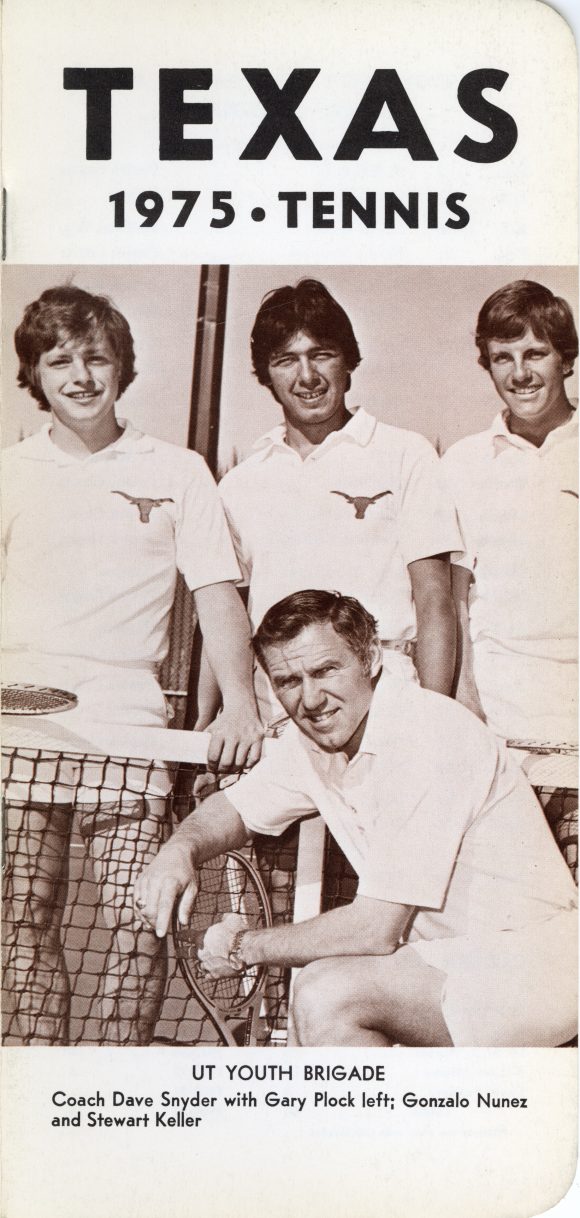 1975_MTN_Media_Guide01 The University of Texas Men’s Tennis Media Guides