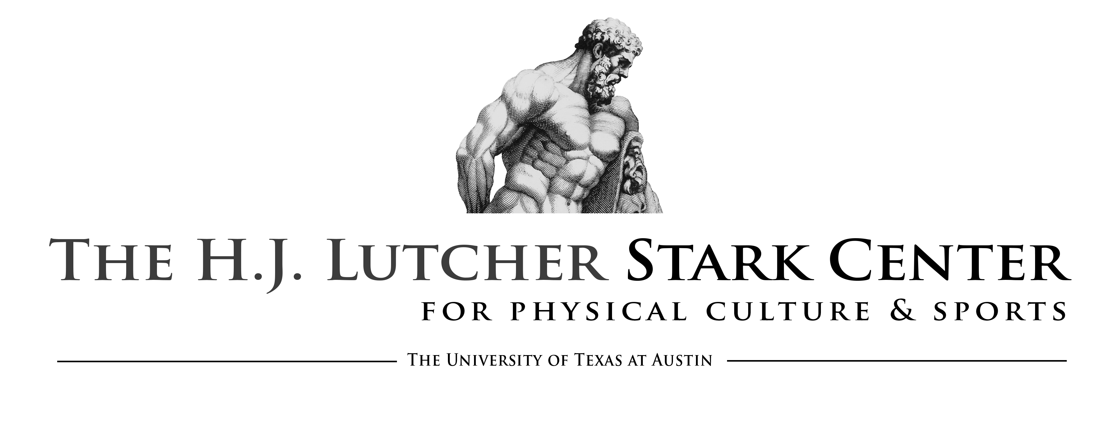 The formal text logo for the H.J. Lutcher Stark Center for Physical Culture and Sports.