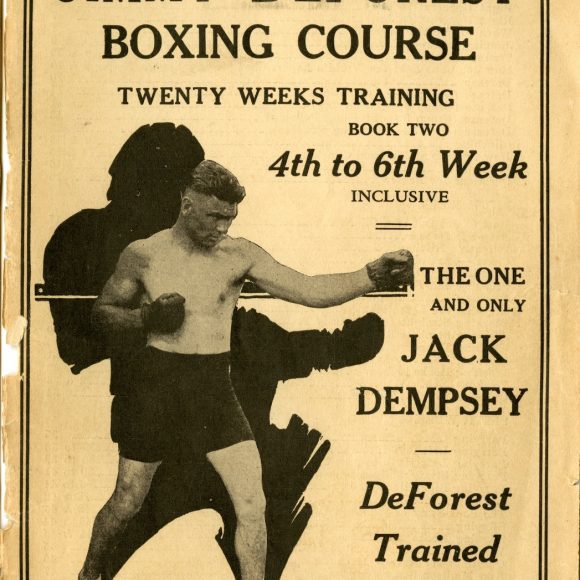 todd_pamphlet_Jimmy_DeForest_Boxing_Course_Book_2_cover The Jimmy DeForest Boxing Course Number 1 through 6. The cover shows a boxer and information on the course